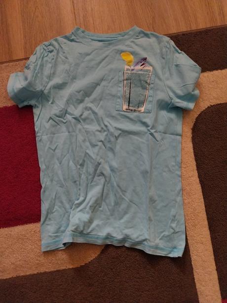 Chlapčenské svetlomodré tričko, 134