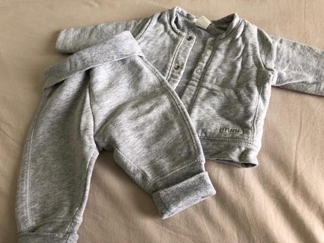 Šedá súprava 2-4 mesiace hm, h&m,62