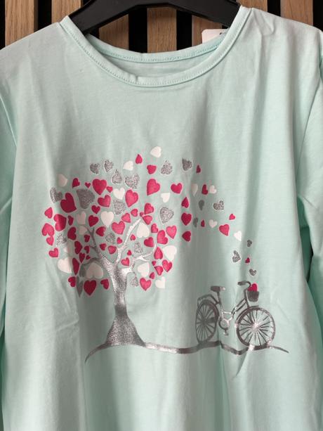 Dievčenské tričko s dlhým rukávom, 128