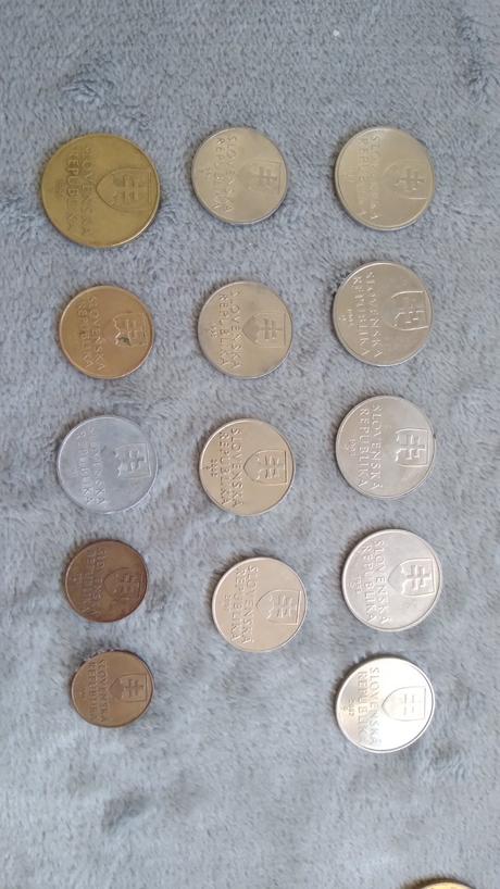 Minca koruna peniaze staré slovenské halier, 