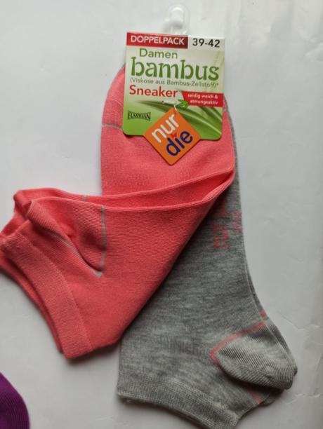 Bambusové ponožky nízke, 2 páry, 40 / 42