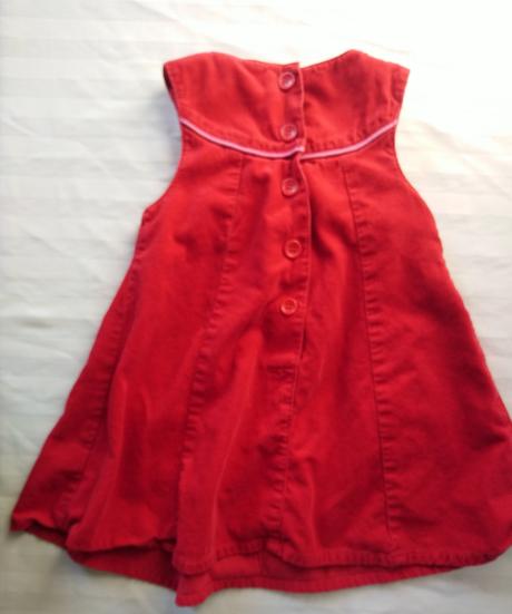Dievčenská červená šatová sukňa, george, george,86