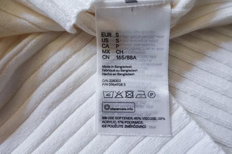 Vrúbkované tričko h&m divided, h&m,s