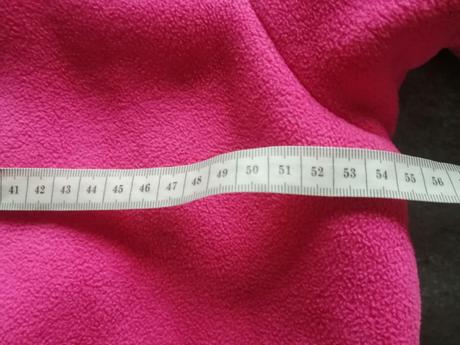 Ružová flísová bunda s kožušinou v176, 176