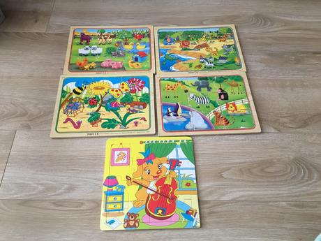 Puzzle zvieratká, 