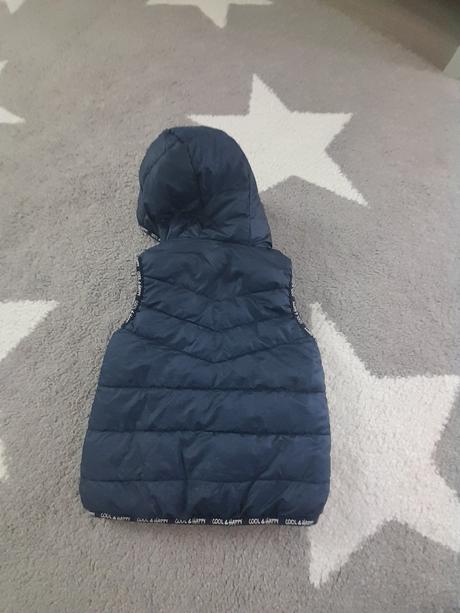 Jarná bunda a obojstranná vesta, baby club,74
