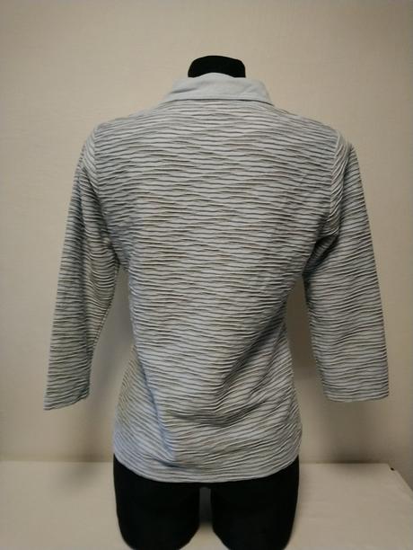 Dámsky elastický top s plastickým vzorom, m