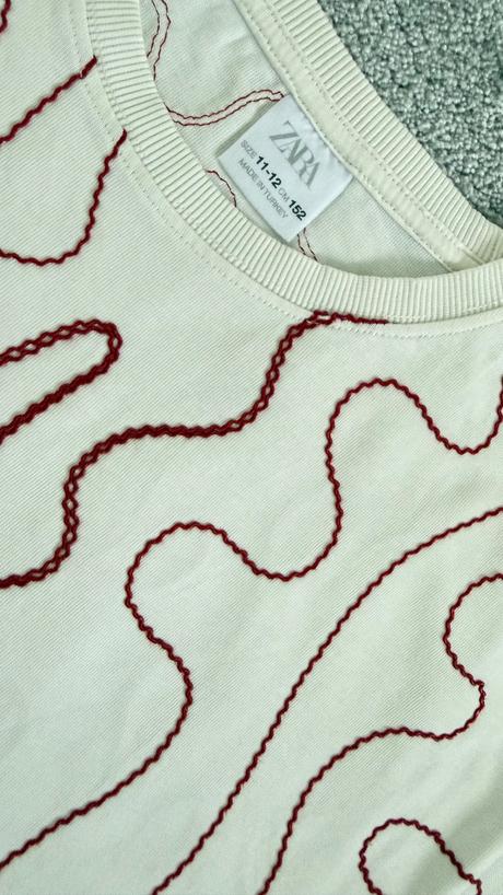 Vyšívané tričko zara, zara,152