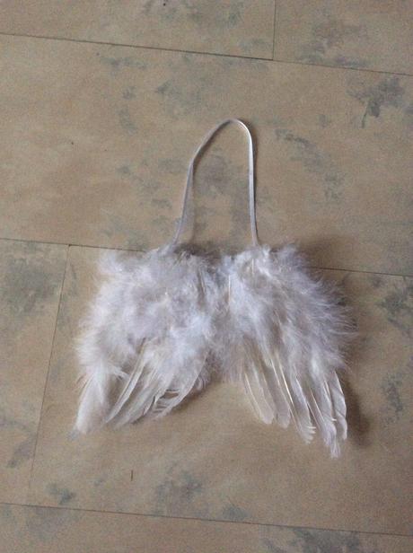 Veľké anjelské krídla z páperia / 2 ks,