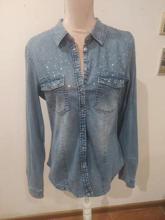 Riflová košeľa, mohito,40