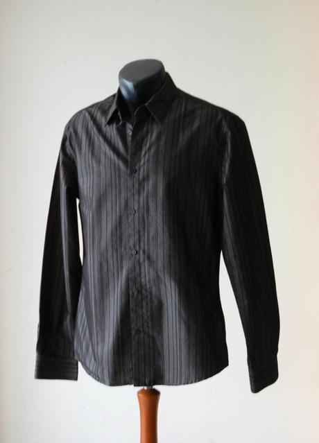 Elegantná tmavosivá košeľa, h&m,m