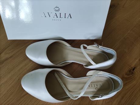Svadobne baleriny ivory 41, ale skor 39/40, 40
