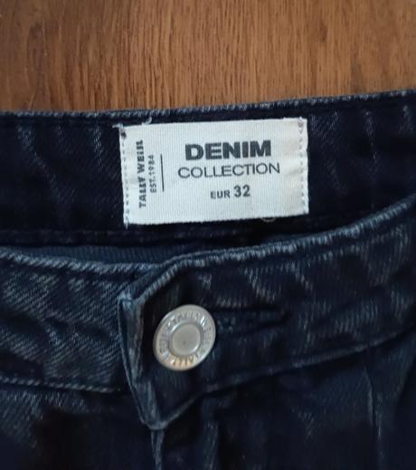 Tmavo šedé džínsy tally weijl, tally weijl,xs