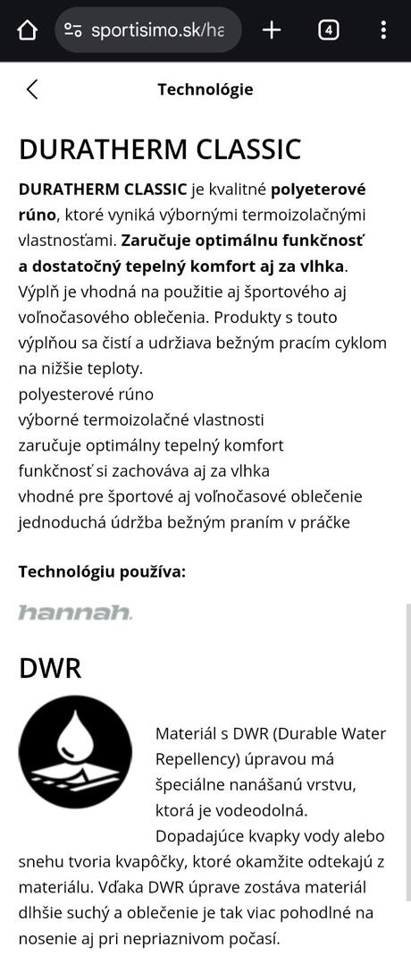 Prešívaná bunda, zn. hannah talla, veľ. 36, hannah,36