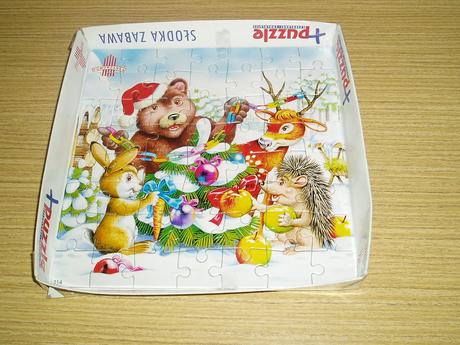 2 x puzzle + 5 x puzzle z kinderok, 