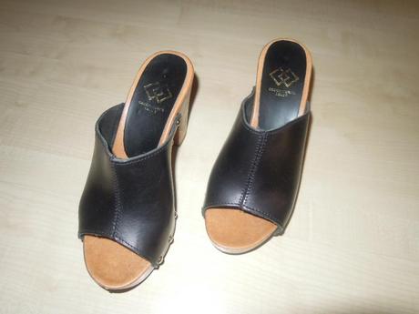 Čierne kožené vsuvky humanic 36, humanic,36