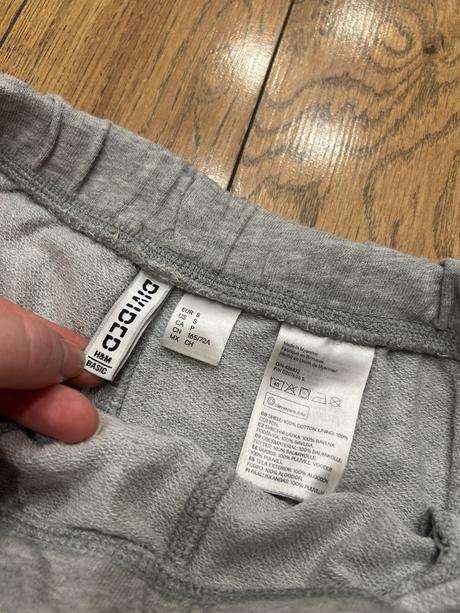 Šedé šortky h&m, h&m,s