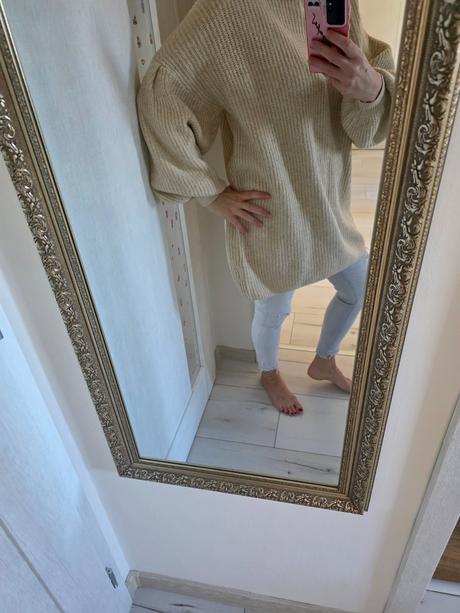 Dlhy rolakovy svetrik/saty, l