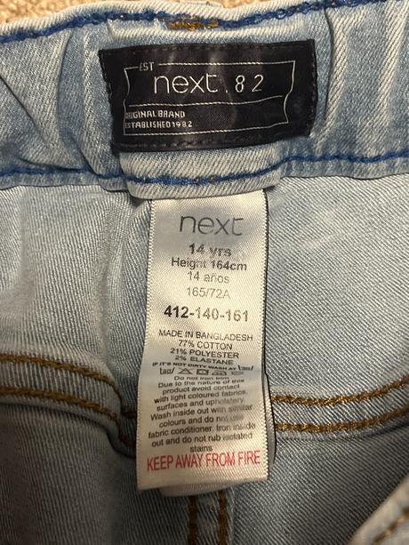 Riflové šortky, next,164