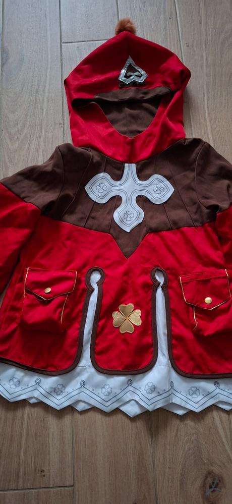 Kostým anime klee genshin impact cosplay, 