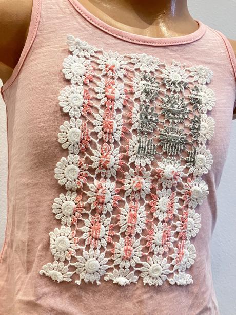 Dievčenské tielko so strapcami (92), original marines,92