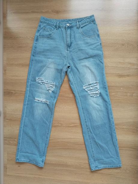 Široké rifle s vysokym pasom, m