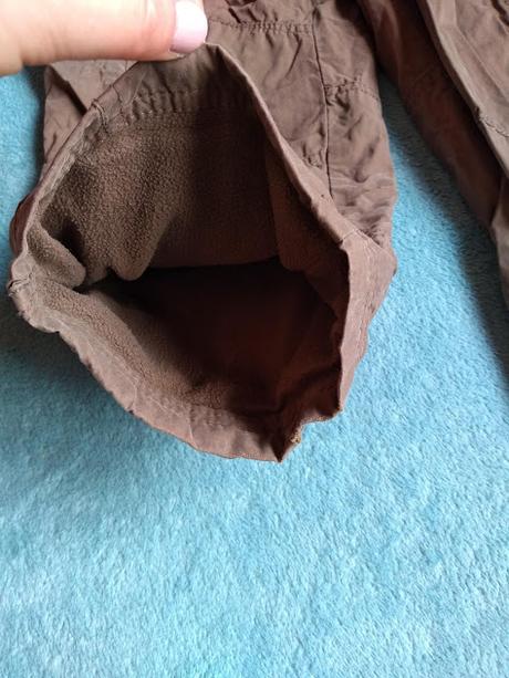 Podšité nohavice 110/116, tcm,110