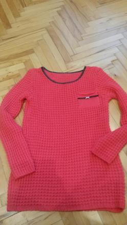 Syto ruzovy sveter, m