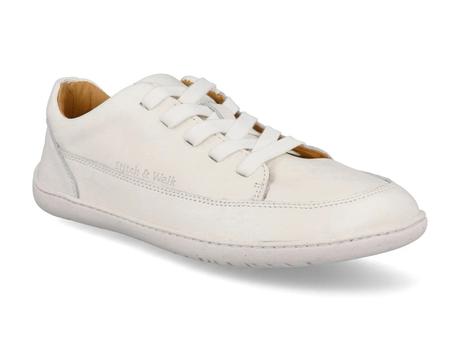 Stitch & walk - kožená obuv white, 37 - 42