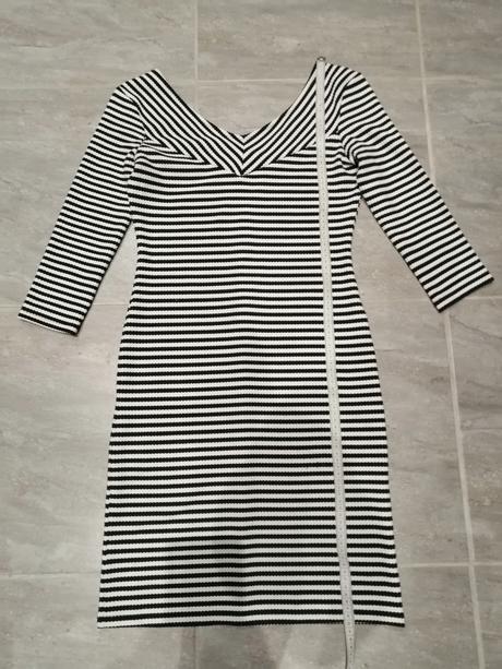 Pásikavé šaty reserved vxs-s, pružné, polyester, reserved,s