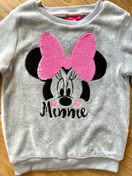 Mikina minnie s flitrami vel. 116, pepco,116