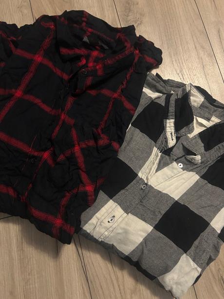 Flanelové košele, h&m,l