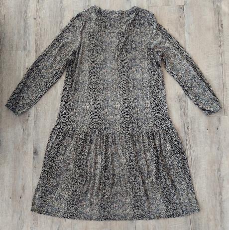 Šaty s haďou potlačou, xl