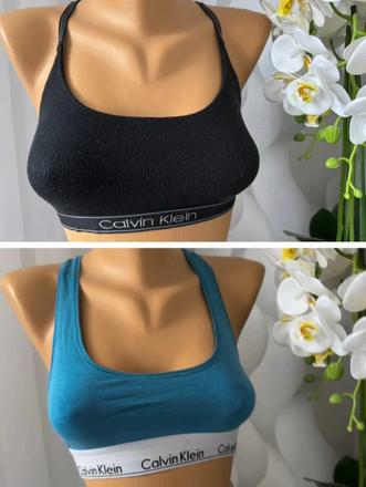 Calvin klein - dve športové podprsenky, calvin klein,s