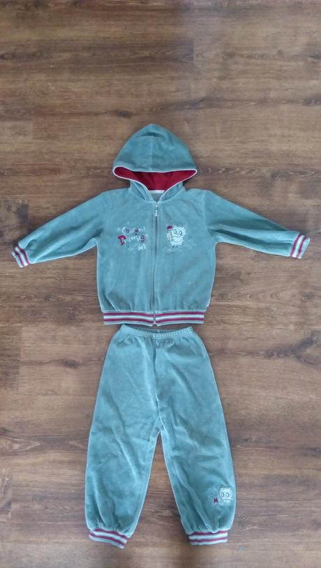 Semišový kompletík zn. mk, 104