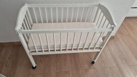 Postieľka na kolieskach pre babatka, šírka (cm): 45,dĺžka (cm): 90