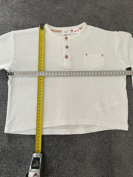 Tričko s vafľovým vzorom, zn. zara, v. 86, zara,86