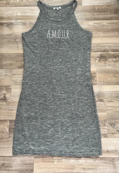 Predĺžené tričko šaty alebo tunika, m