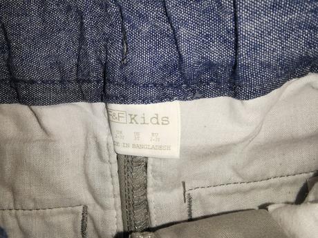 Šedé kratasky /šortky, f&f,98