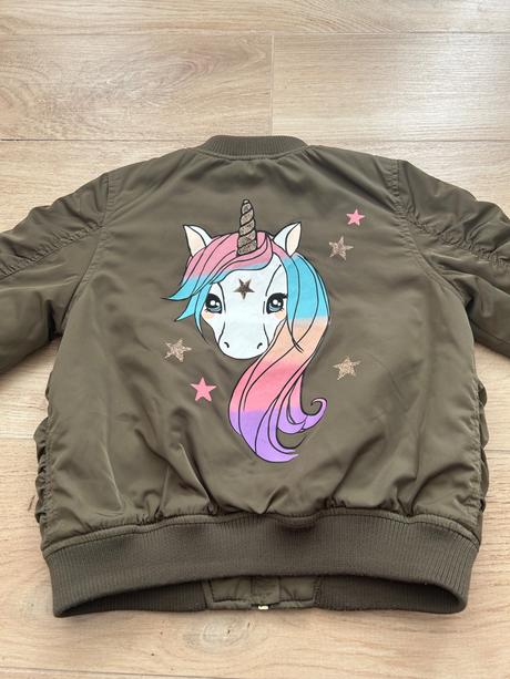 Prechodná bundička unicorn, h&m,110