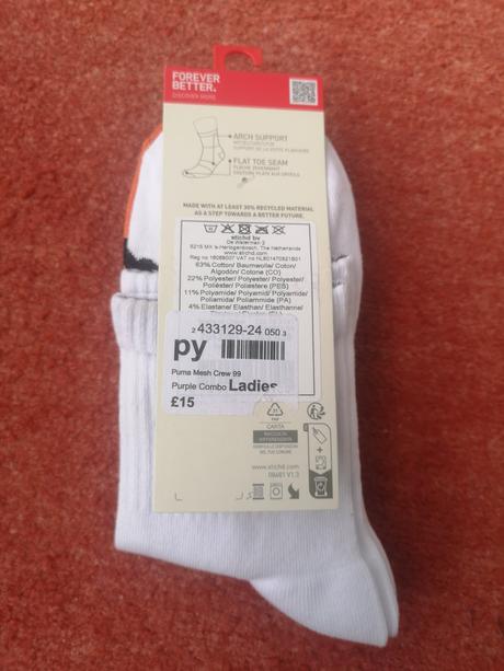Puma dámske ponožky 3 páry veľkosť 35-38, puma,35 / 36 / 37 / 38