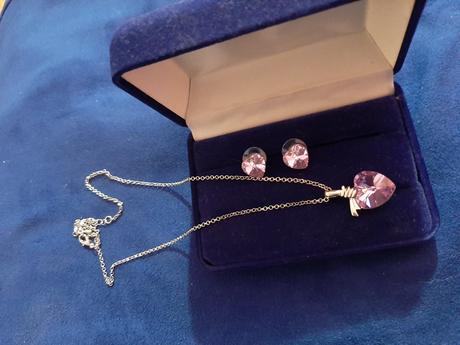 Set-náušnice+retiazka s príveskom austrian crystal,