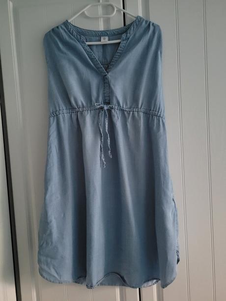 Tehotenské riflové šaty, h&m,m