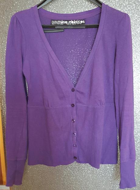 Sveter zara fialovy, zara,m