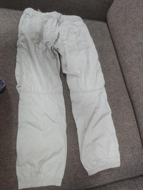 Plátené nohavice, h&m,128