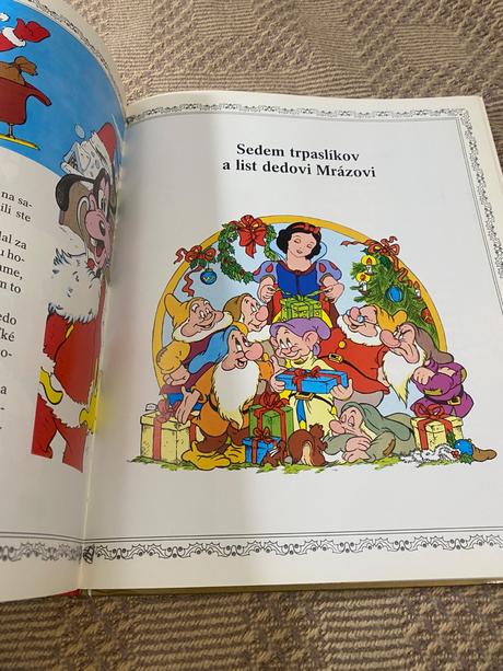 Krásna zberateľská kniha walt disney veselé vianoc, 