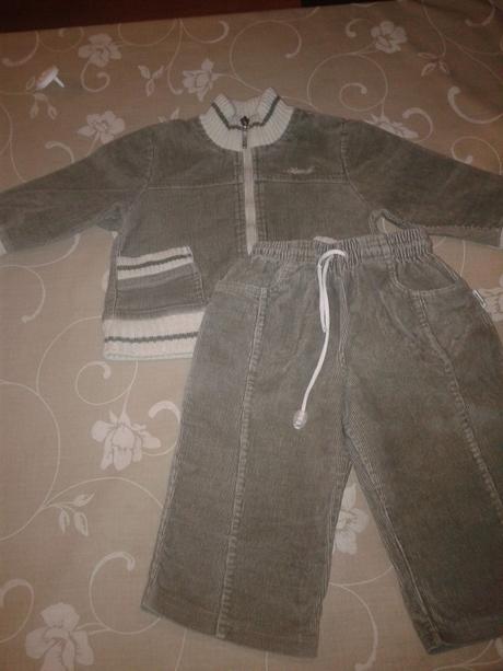 Manžestrová súpravička, herma,80