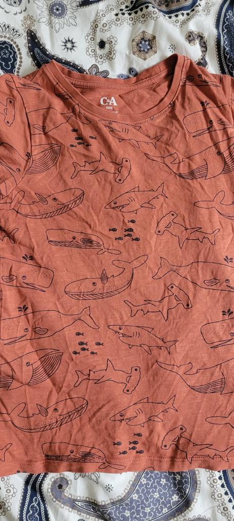 Tricka motív rybky dvojicky, c&a,128