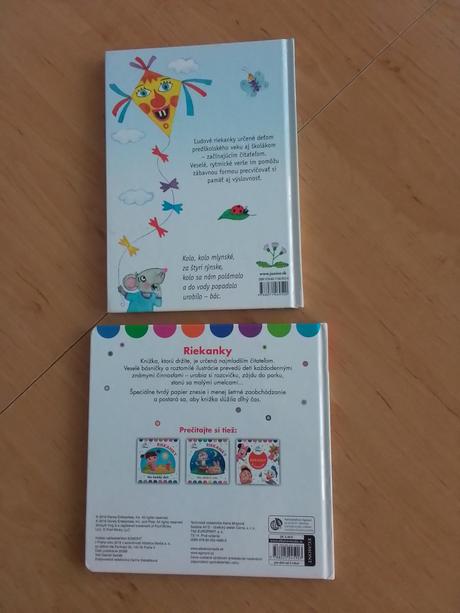 Detske knihy riekanky 2ks, 