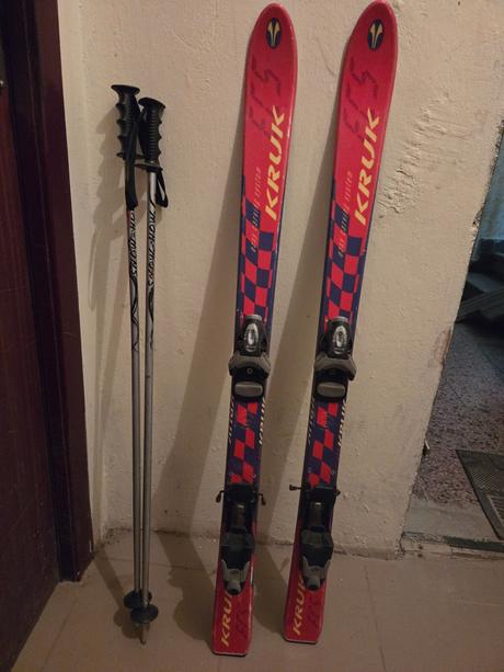 Predám detské lyže, 100-109 cm